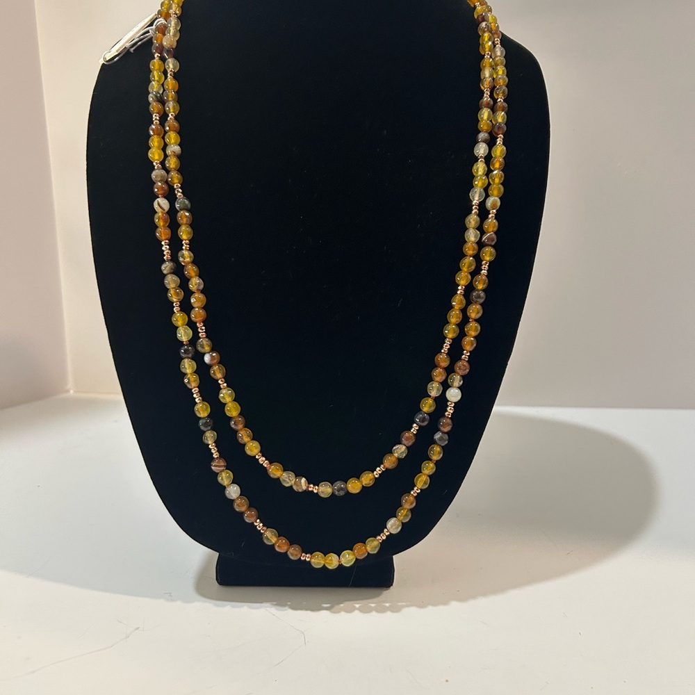 Iris and Lily Necklace